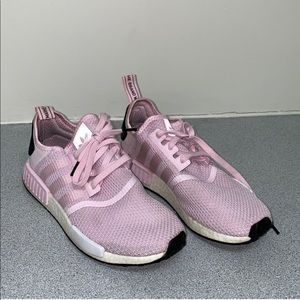 Pink adidas runners